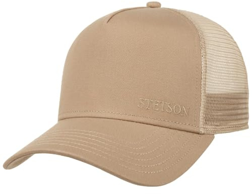 Stetson Brooklin Trucker Cap 6 Panel Uni einfarbig Snapback Damen Herren Frühling Sommer