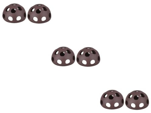 HAPINARY 3sets Garnelen Tank Dekorationen Keramik Poröse Zucht Nest Garnelen Verstecken Fisch Züchter Box 2 Stücke * 3