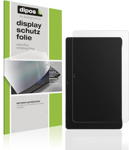 dipos I 2x Schutzfolie matt passend für Samsung Galaxy View 18.4 Zoll Folie Displayschutzfolie, Ultra-Dünn, Case-Friendly, Fingerprint-Kompatibel