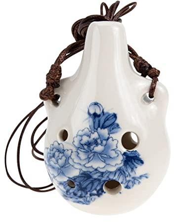 VICASKY Okarina Nackeninstrument Instrumente Für Ocarina Echtes Instrument Musical Keramik