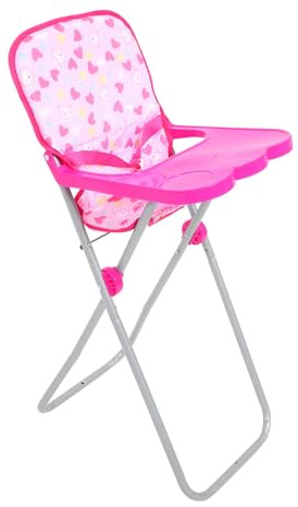 BESPORTBLE Doll High Chair Lightweight Doll Highchair Model Furniture for Imaginative Play and Easy to Clean for Travel