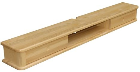 Console d'entrée en marbre avec miroir, meuble TV mural moderne, meuble TV flottant, console multimédia murale, meuble de divertissement en bois avec porte à rabat, éclairage LED, design à d