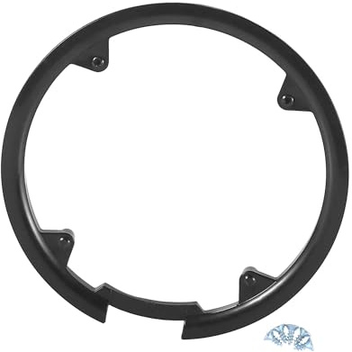 Gyrodymix 42 Zähne 10,4 cm 4 Löcher Fahrrad Kurbelgarnitur Kettenradabdeckung Schutz Kettenrad Schutzhülle Schwarz Langlebiges Produkt