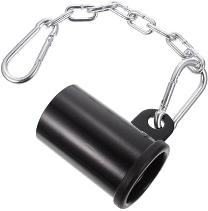 Mikinona Bar Row Gym Attachment with Chain for Home Gym Fitness Easy Install Core Strength Trainer Sleeve Compatible with Barbell Cable Machines for Bent Over and Seated Row Workouts