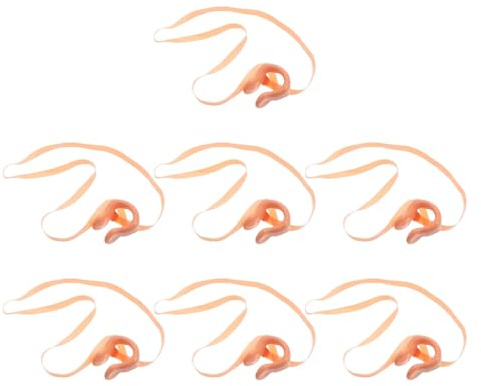 Abaodam 7 Pezzi 7 Clip Nasali in Silicone Morbido per Nuoto con Cordino Antiscivolo, Tappi Nasali per Adulti e, Protezione Nasale per Allenamento in Piscina con Custodia Portatile