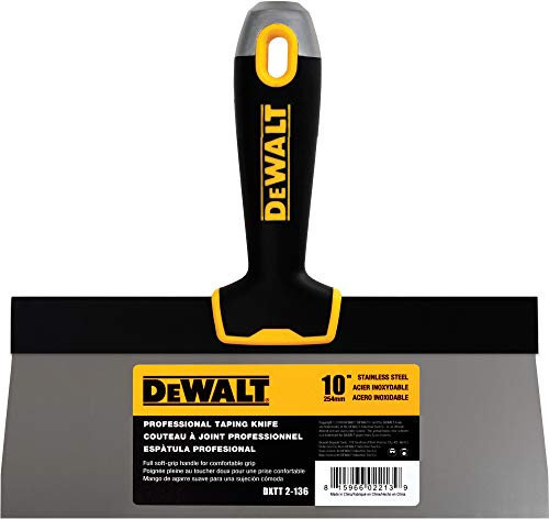 DEWALT DXTT-2-136 Taping Messer, Edelstahl, mit weichem Griff, 25,4 cm