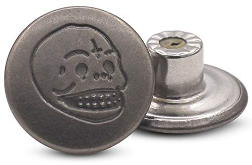 Flying Horse66 17mm Metal Jean Stud Buttons Tack Buttons Replacement