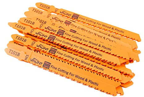 Vaunt Jigsaw Blades Clean Wood Cutting (T101B) - Pack of 25