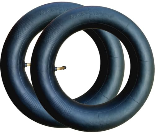 Lot de 2 chambres à air 3.25/3.00-8 pour roues de brouette pneumatiques, chariots de jardin, chariots et tondeuses à gazon