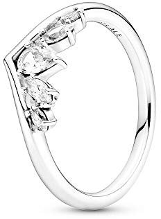 PANDORA Ring Silber Damen Krone Zirkonia Größe 14 199109C01-54, Silber