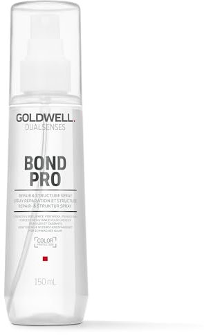 Goldwell Dualsenses Bond Pro BondPro+ Repair and Structure Spray for Damaged Hair, Nourishing Strengthening Heat Protection, 150ml