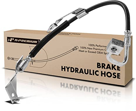 A-Premium Front Passenger Brake Hydraulic Hose Compatible with Select Ford and Lincoln Models - For F-150 1997-2003, For F-150 Heritage 2004, For F-250 1997-1999, Expedition, Navigator, Blackwood