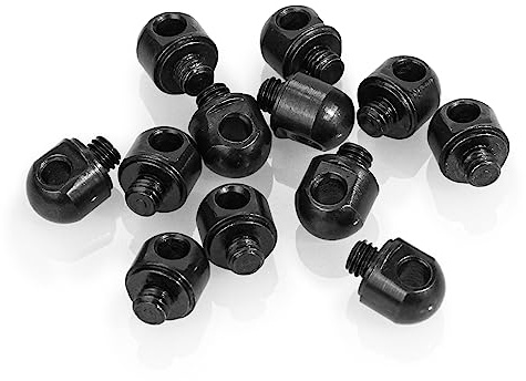 VicBre 12pcs Sling Swivel Stud Base Vite Corta 10-32 Filettatura per Bipiede / Girevole