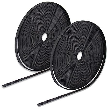 ATOMSTACK 2 Stück Upgrade GT2 Zahnriemen, PU GT2 Zahnriemen Breite 6 mm, Zahnteilung 2 mm, stabiler Getriebe-Zahnriemen für Atomstack Lasergravierer