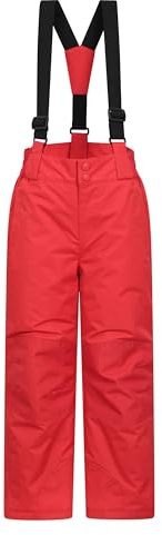 Mountain Warehouse Raptor Kids Snow Pants Boys & Girls Active Red 13y
