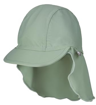 Sterntaler Schirmmütze Nacken Uni - Baby- und Kinder Mütze mit Nackenschutz - UV-Schutz 50+ Bademütze - Kopfbedeckung Schwimmbad und Strand - Unisex Bademode