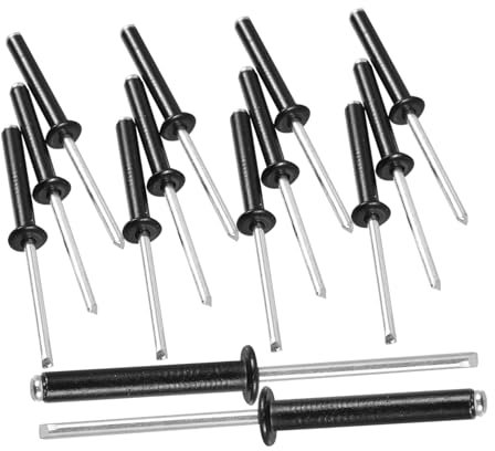 GLEAVI 50stücke Aluminium Blindnieten Sortiment Große Flansch Aluminium Popnieten Robuste Und Langlebige Nieten Für Metall Blechbearbeitung Industrie Und -projekte