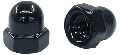 Dijedev M4 Acorn Cap Nuts, Black, 50Pcs