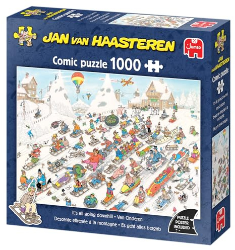 Puzzle: Es geht nur bergab (Jan Van Haasteren)(1000 Teile)
