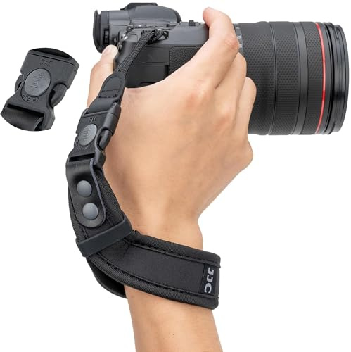 JJC Camera Hand Wrist Strap Quick Release for fujifilm X Half X-E5 X-M5 X-T5 X-T30 X-T50 X100VI for Canon R50 R10 R8 R7 R6 R5 for Sony A7 III ZV-E10 A6400 A6700 A6600 for Nikon Z5 Z6 Zf Z30 Z9 Z8 Z7
