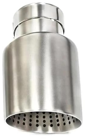 Autoauspuff-Endrohr Für VW GTI MK7 Für Golf 7 Düse 60MM 63mm Schwanz Kehle 304 Edelstahl System Rohr Universal Schalldämpfer(Id 63mm Od 101mm)