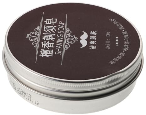 MOTHNUR Jabón de Afeitado para Hombres Barra Natural con Aroma Suave y Hidratante Espuma Cremosa para Afeitado Corte y Cuidado de Barba Repuesto Multifuncional y Suave para Piel Sensible