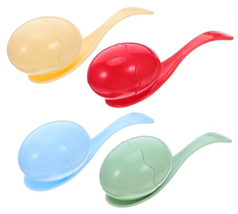 Didiseaon Portable Egg and Spoon Race Game for Lightweight Plastic Balance Trainer Color Mesh Bag Boosts Hand-eye Coordination Motor Skills Team Spirit for Indoor Outdoor Play and Party
