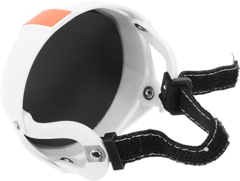 CATIEBYE Adjustable Dog Motorcycle Helmet with Ear Holes Abs Pet Safety Helmet for Small to Medium Breeds Custom Fit Outdoor Riding Head Protection for Dogs and Cats