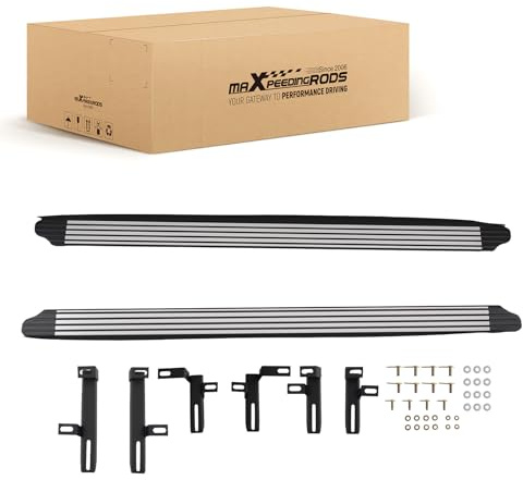maXpeedingrods 2pcs Side Steps for VW Tiguan Allspace 2016–2024 Double Cab SUV Running Boards Aluminum Alloy Foot Rail Sills Anti-silp