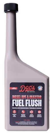 Doc's Diesel DPF & Injector Fuel Flush – Diesel System Cleaner for All Diesel Engines | Cleans DPF, Injectors & Turbo | One-Tank Fuel System Flush – 12 oz (1 Pack)