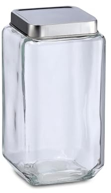 Zeller 19909 Vorratsglas m. Edelstahldeckel, 2000 ml