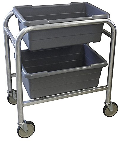 UltraSource Industrial Poly Tote Carts (2 Lug Vertical - 28.25 D x 16.5 W x 33 H)