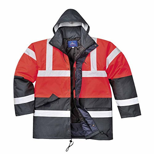 PORTWEST Hi-Vis-kontrast trafikjacka, 1 st, stor, gul, S466RNRL