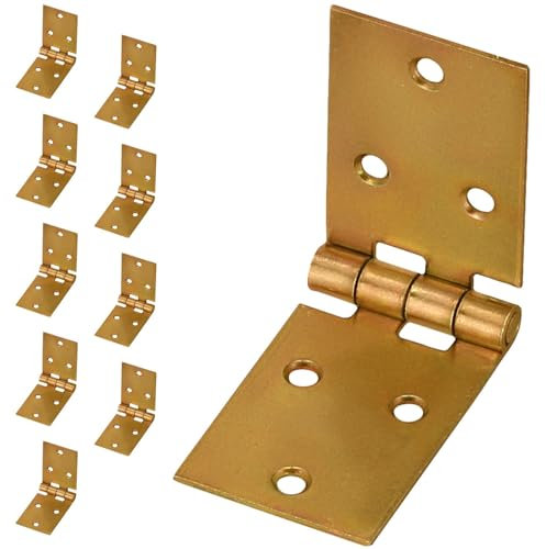 KOTARBAU Kistenband 10. Stk Gerollte Tischband Möbelscharniere Möbelband Verzinkt Torband Scharniere Türband Kistenband Schrankscharniere 100 x 35 mm