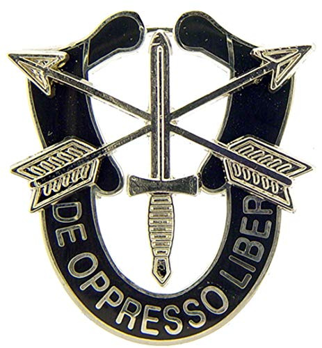 United States Army Special Forces Anstecknadel, 2,5 cm, De Oppresso Liber, Einheitsgröße