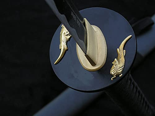 Katana Schwert scharf echt zum Training Metall Stahl 1045 Samurai 100% handgefertigt Nur für Erwachsene - 18 Jahre erforderlich SW-9212