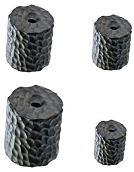 COHEALI 4stücke Geschnitzte Holzröhrchenperlen Buddha-rosenkranz-zubehör Diy-bastelperlen Naturholzperlen Lose Perlen Für Kreatives Diy-schmuckzubehör Für Armbänder Und Schlüsselanhänger s
