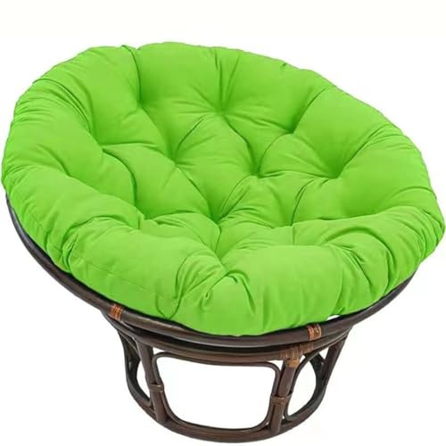 JIcloun Papasansessel Kissen, Papasan Sitzkissen für Hängesessel, Polster Bodenkissen für Schwenksessel, Rund Papasan Sessel, Polster Sitzauflage für Gartenmöbel Sesselkissen,G,90 * 90cm