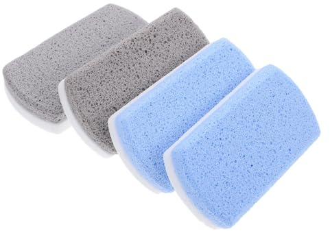 COLLBATH 4 Stück Hornhautentferner Fußfeile und Handfeile aus Pu für Effektive Hornhautentfernung und Abgestorbene Haut im Heim und Pediküre Salon