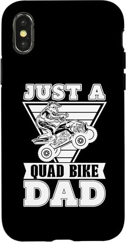 Hülle für iPhone X/XS Quad Bike Vater Offroad Biker - Actionbike Fahrer Quad Bike