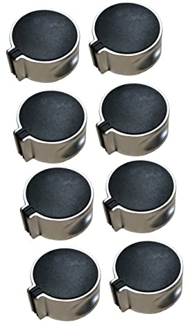 Uonlytech 8stücke Gaskocher Knöpfe Aus Zinklegierung Metallische Schalter Für Gasherd Robuste Zündungsknöpfe Für Küche Stil Installieren Bedienen Langlebig Und Vielseitig Einsetzbar