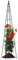 Senermter Tutor para Plantas En Maceta, Soporte Metálico para Plantas Trepadoras, Estructura de Soporte para Flores Hortalizas y Jardín Interior Exterior
