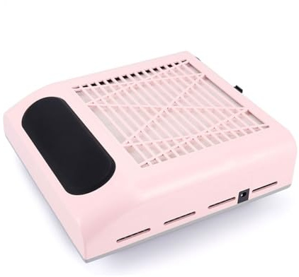 Máquina recolectora de polvo de uñas Colector de polvo de uñas al vacío de gran potencia for manicura, colector de uñas con adaptador, ventilador de polvo for uñas, aspirador for uñas