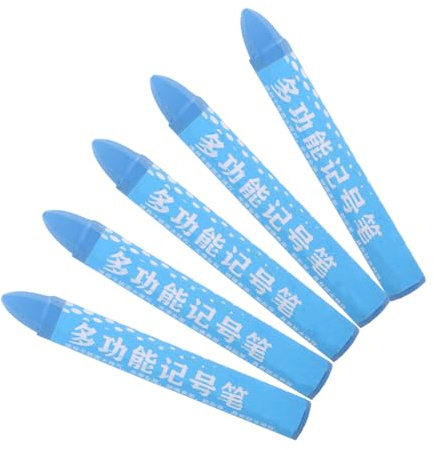 Homoyoyo 5 Pièces Crayon Marqueur de Pneus pour Véhicules Outil de Marquage Pratique pour Réparation et Entretien Automobile Identification Rapide des Zones de Réparation