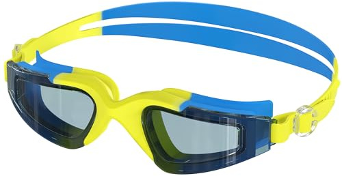 Ambiende simglasögon vuxna ungdomar – unisex simglasögon män kvinnor – anti-dimma HD-lins, UV-skydd, vattentät tätning för strand/pool-YLBL