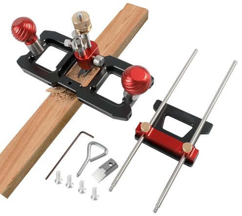 Guimbarde polyvalente à main - Outil de coupe pour travail du bois avec finition lisse - Rabot portable pour nettoyage ou extension du fond des rainures