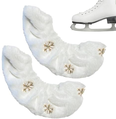 1 Pair Skate Covers Soft Plush Ice Skate Soakers Covers Protector Water Absorbing Ice Skating Accessories For Men Women