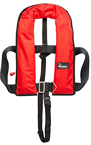 Bluewave Adult Lifejacket 150N Harness Red Automatic