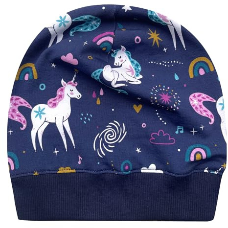 Wollhuhn ÖKO Leichte Mädchen/Jungen Beanie-Mütze Bündchen Elastisch Übergangszeit/Sommer Kinder-Mütze Baumwolle (Öko-Stoffe, Bio)