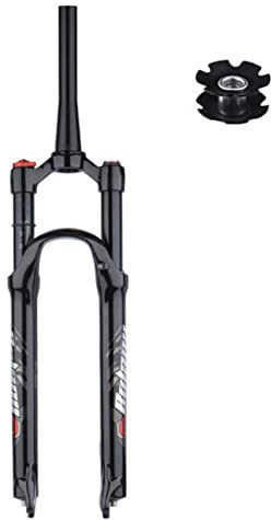 ZECHAO Federgabel Federung 26 27,5 29in,Aluminiumlegierung Ultraleichter Gasstoßdämpfer Air Supension Frontgabel Hub 120mm Fahrrad Federgabel (Color : Tapered Manual Lock, Size : 29inch)